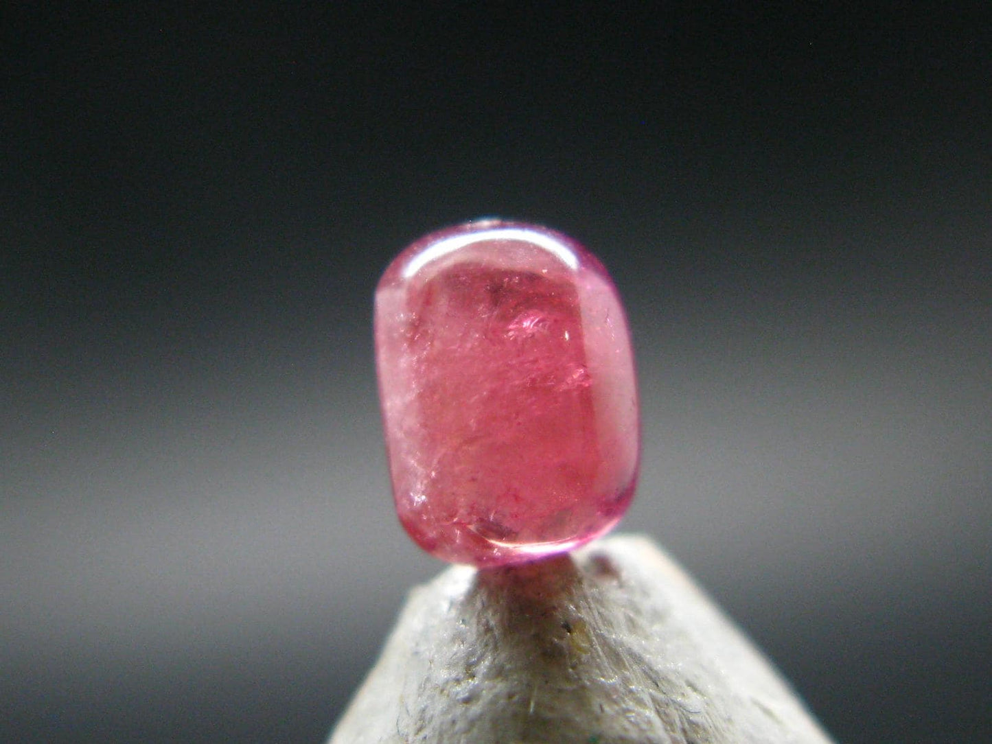 Rare Gem Bixbite Red Beryl Emerald Cabochon From Utah USA - 0.66 Carats - 5.9x4.5 mm