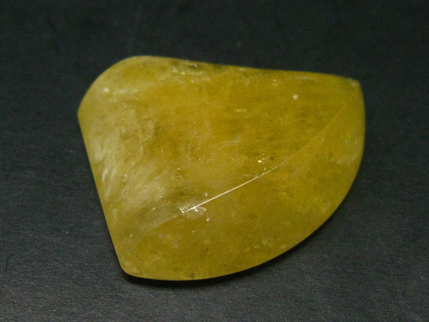 Rare Agni Gold Danburite Polished Stone From Tanzania - 43.40 Carats - 0.8"