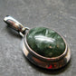 Seraphinite Clinochlore Silver Pendant From Russia - 1.3''
