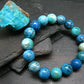 Chrysocola Genuine Bracelet ~ 7 Inches ~ 12mm Round Beads