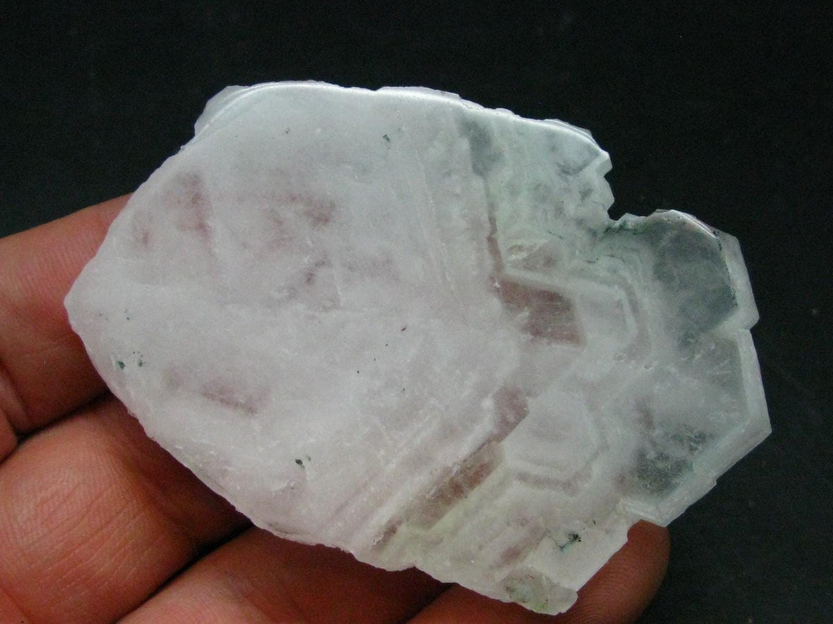 Rare Ajoite in Quartz Crystal Slice from South Africa - 0.9" - 34.62 Grams
