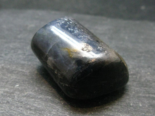 Blue Sapphire Corundum Tumbled Stone From India - 1.3" - 38.29 Grams