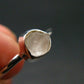 Phenakite Phenacite Crystal Silver Ring From Brazil - Size 7 - 1.79 Grams