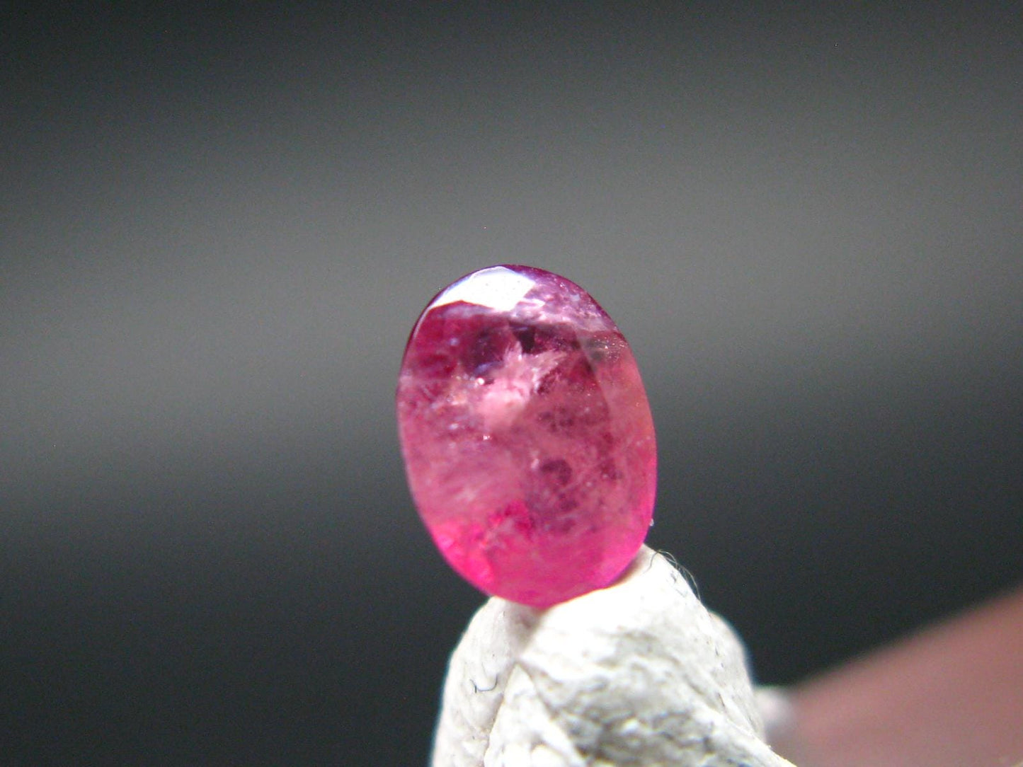 Beautiful Rare Gem Bixbite Red Beryl Emerald Cut Stone From Utah USA - 0.27 Carats - 4.9x3.6mm