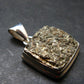 Pyrite Silver Pendant From Peru - 6.82 Grams - 1.0"