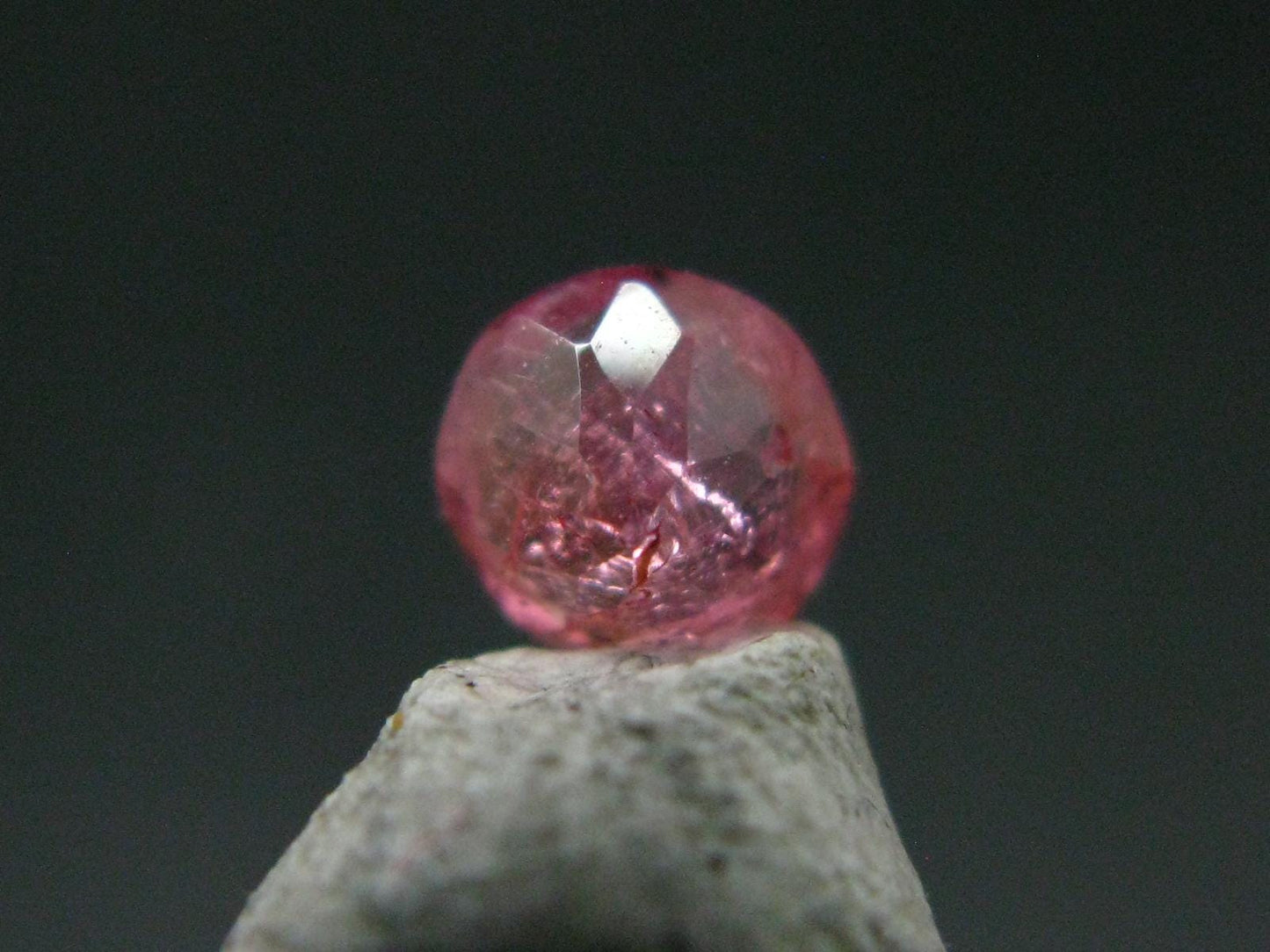 Rare Large Pezzottaite Pink Beryl Cut Facetted Gem from Madagascar - 0.48 Carats