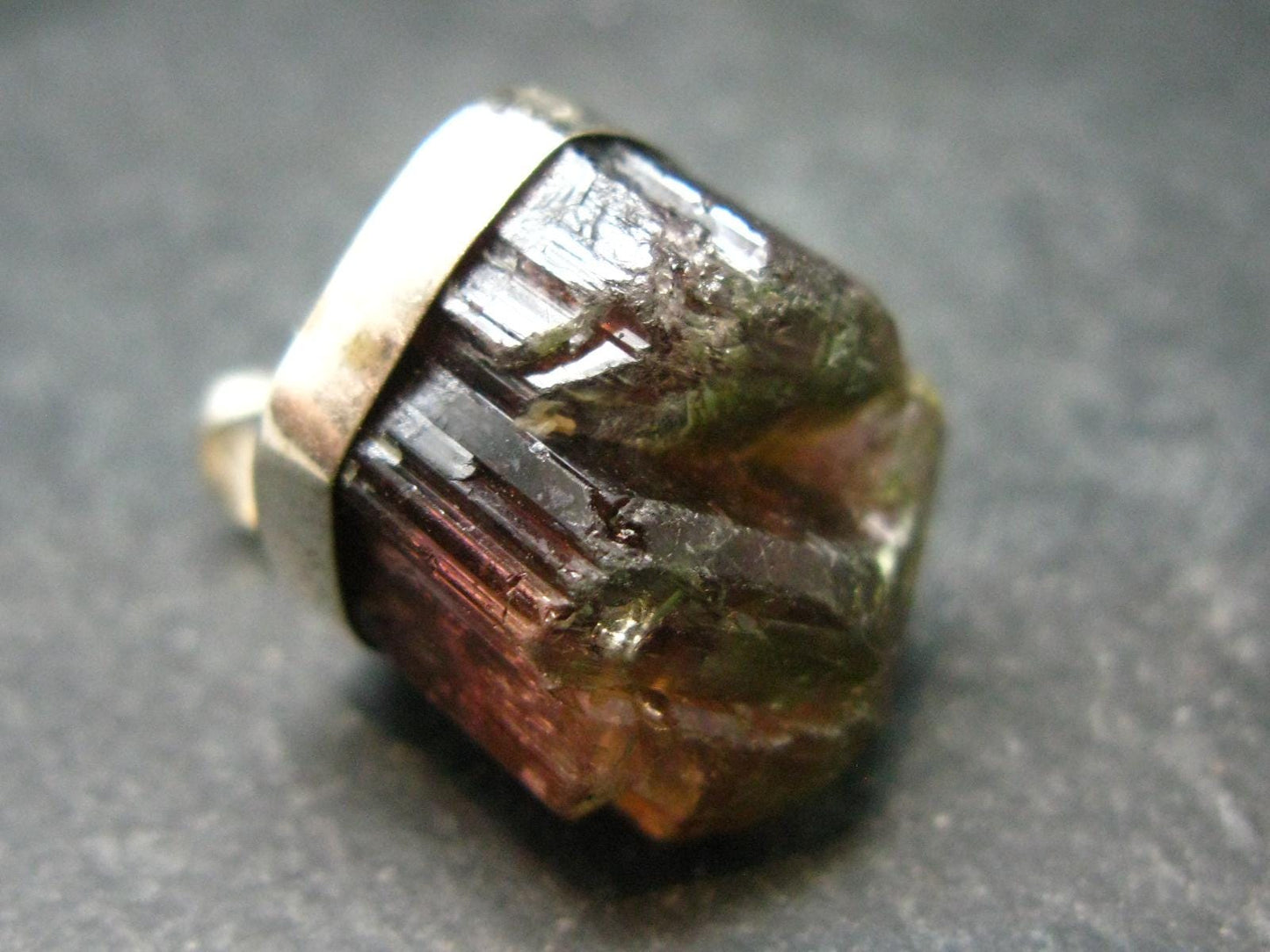 Pink Tourmaline Crystal Pendant - 1.1" - 6.66 Grams