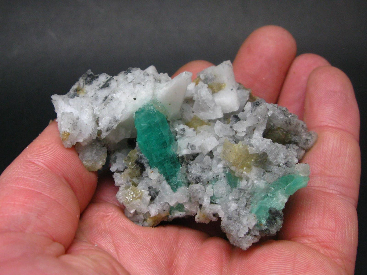 Emerald Beryl Crystal On Matrix From China - 3.0"- 85.85 Grams