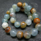 Lemurian Aquatine Calcite Genuine Bracelet ~ 7 Inches ~ 6mm Round Beads
