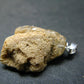 Rare Raw Blue Euclase Gem Crystal Silver Pendant from Brazil - 1.1" - 3.11 Grams