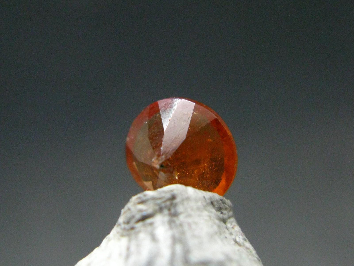 Hessonite Garnet Gem Cut Stone From Sri Lanka - 0.83 Carats
