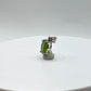 Oval Peridot Pendant | Sterling Silver August Birthstone Necklace