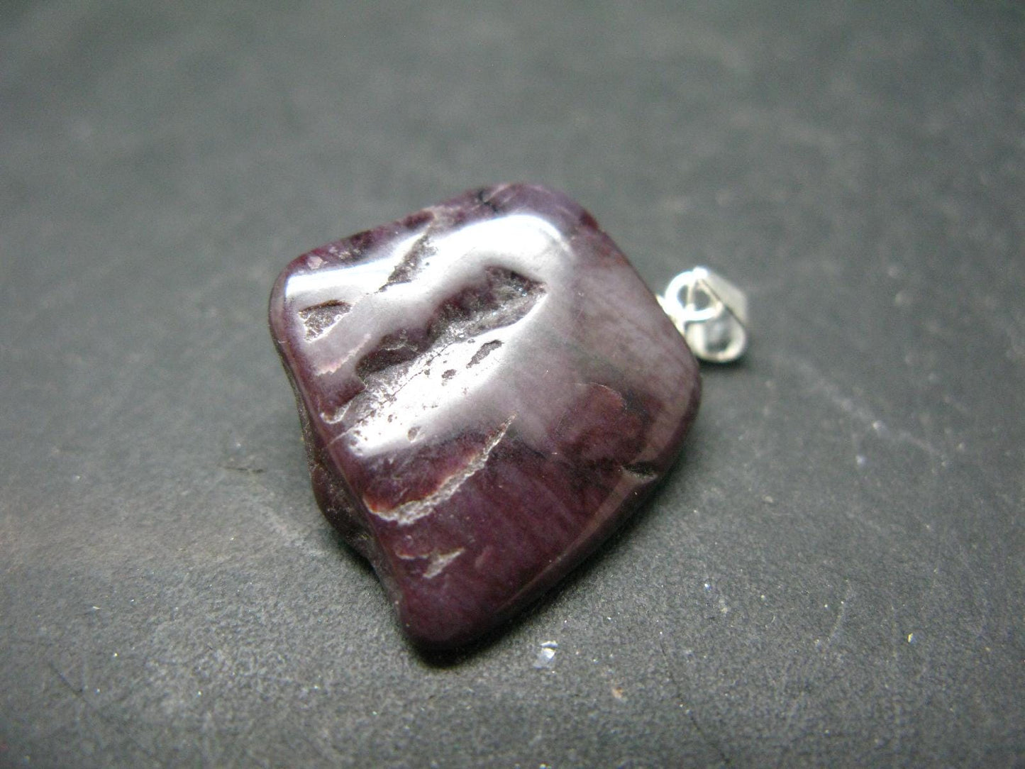 Sugilite Silver Pendant From South Africa - 1.0" - 3.77 Grams