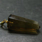 Natural Unheated Citrine Sterling Silver Gold Plated Pendant from Zambia - 1.4" - 4.34 Grams