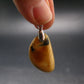 Amber Tumbled Silver Pendant From Poland - 1.4" - 3.03 Grams
