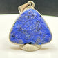 Natural Azurite Silver Pendant | Raw Blue Gemstone Jewelry