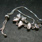 Meteorite Sterling Silver Bracelet - 7.87 Grams - Size Adjustable