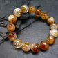 Citrine Genuine Bracelet ~ 7 Inches ~ 12mm Round Beads