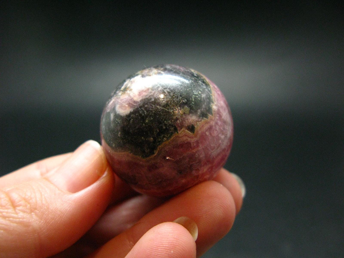 Rhodochrosite Sphere Ball from Argentina - 1.2" - 57.22 Grams