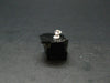 Unpolished Elite Shungite Silver Pendant from Russia - 0.7" - 2.91 Grams