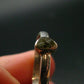 Cute Gem Moldavite Sterling Silver Ring From Czech Republic - Size 10.5 - 2.34 Grams