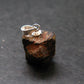 Fairy Cross!! Natural Staurolite Sharp Brown Twin Crystals Silver Pendant From Russia - 0.9" - 3.60 Grams