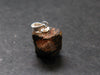 Fairy Cross!! Natural Staurolite Sharp Brown Twin Crystals Silver Pendant From Russia - 0.9" - 3.60 Grams