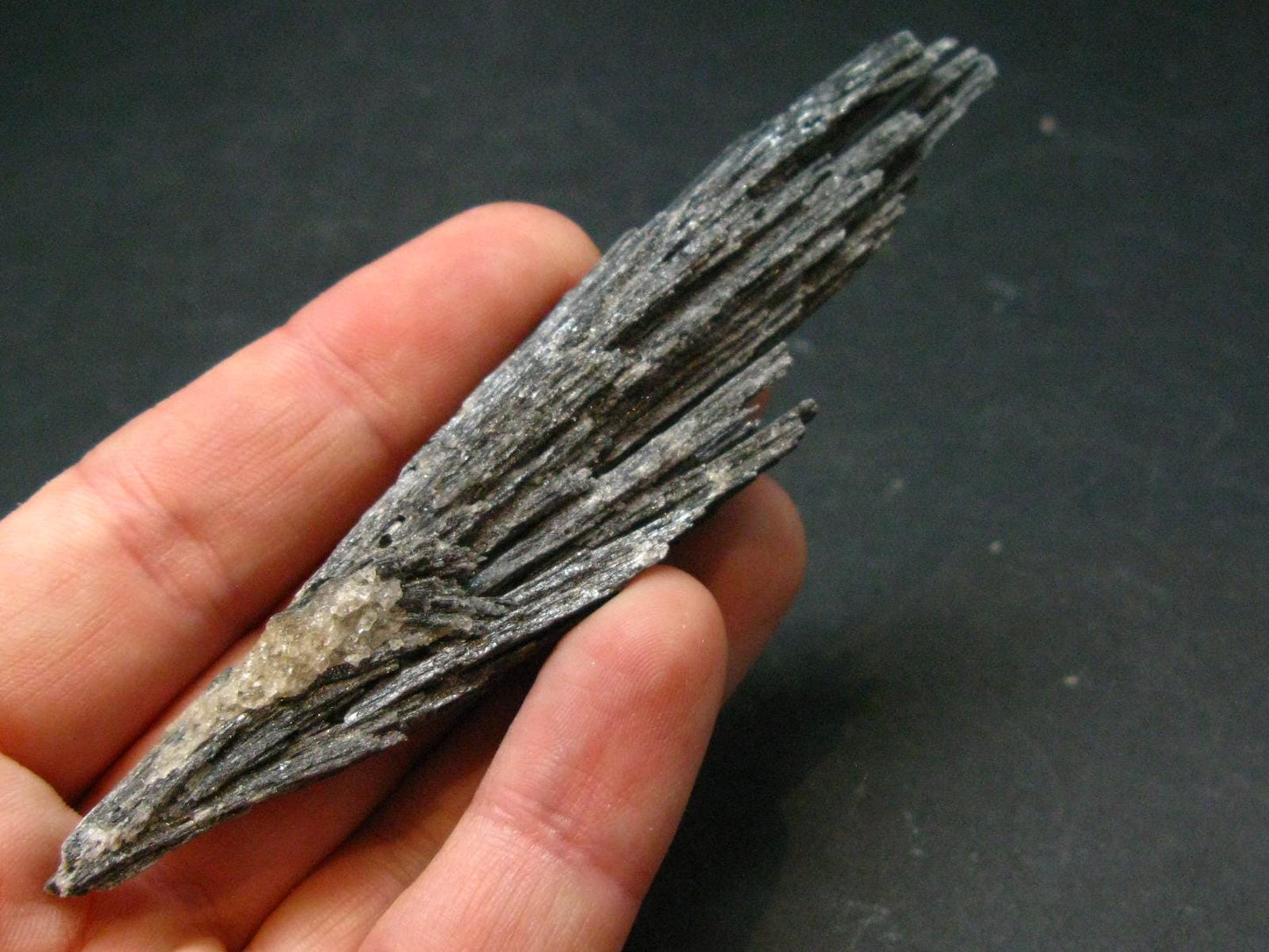 Large Rare Black Kyanite Crystal From Brazil - 3.7" - 18.04 Grams