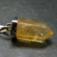 Yellow Citrine Sterling Silver Pendant from Brazil - 1.4" - 7.12 Grams