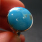 Genuine Turquoise Sterling Silver Ring - 5.13 Grams - Size 8