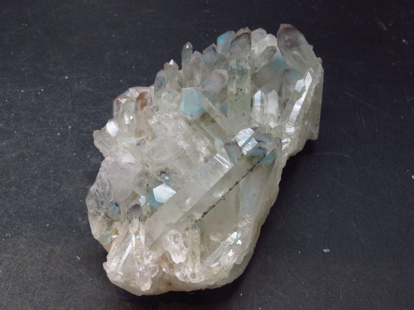 Rare Ajoite in Quartz Cluster from South Africa - 3.7" - 126.5 Grams