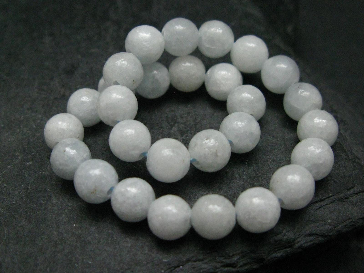 Genuine Celestite Celestine Bracelet ~ 7 Inches ~ 6mm Round Beads