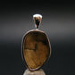 Phenakite Phenacite Silver Pendant from Brazil - 1.0 Inches - 3.0 Grams