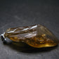 Natural Unheated Citrine Sterling Silver Pendant from Zambia - 1.7" - 7.40 Grams