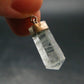 Stunning Genuine Aquamarine Gem Sterling Silver Pendant From Pakistan - 1.3" - 2.48 Grams