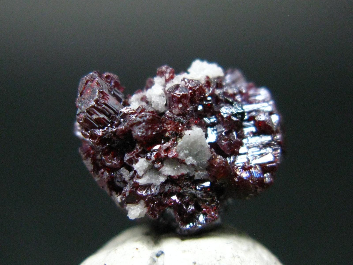 Rare Gem Proustite Cluster From Morocco - 0.6" - 1.89 Grams