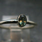 Genuine Alexandrite Gem Silver Ring From Russia - Size 7 - 1.47 Grams