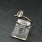 Green Herderite Silver Ring From Brazil - 1.84 Grams - Size 7