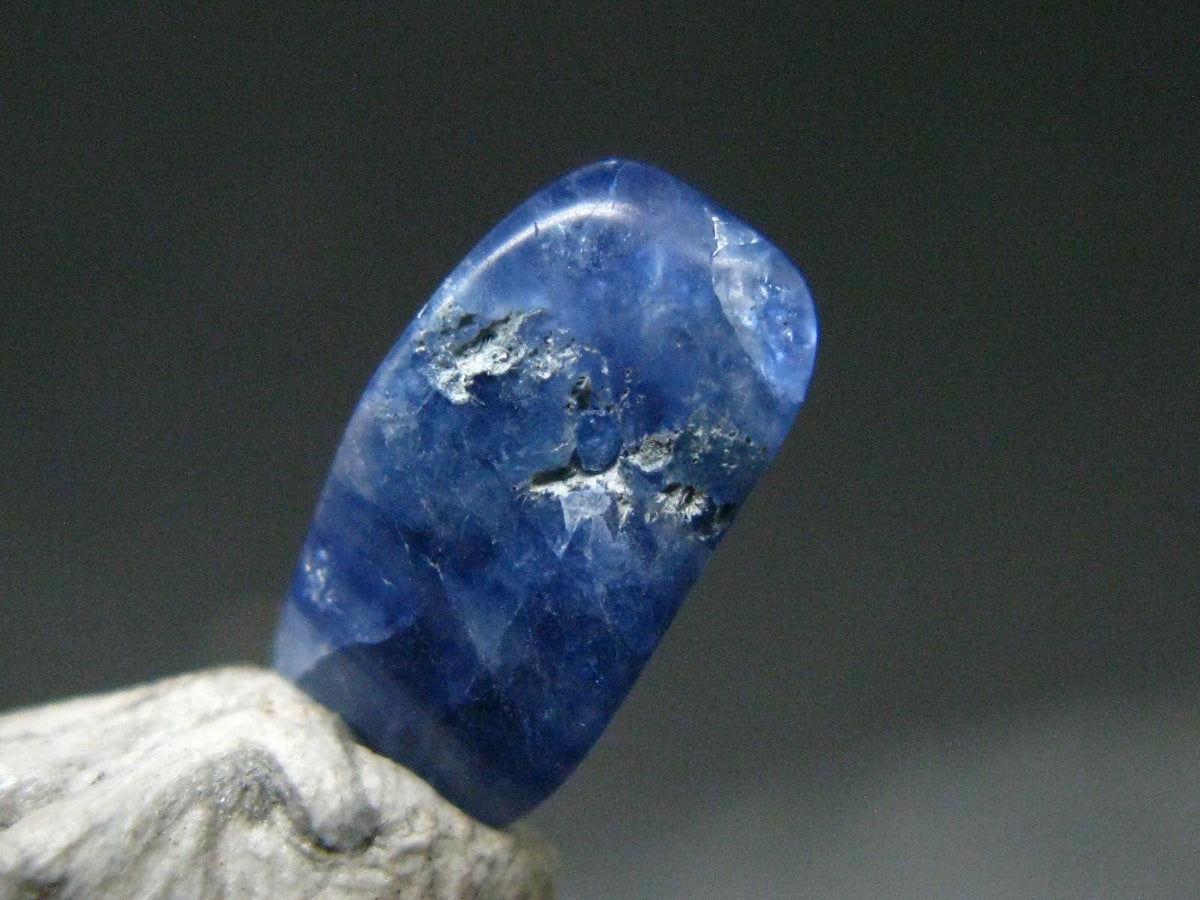 Gem Benitoite Polished Stone From California - 2.49 Carats - 11x6mm