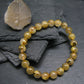 Rutilated Quartz (Rutile & Hematite) Genuine Bracelet ~ 7 Inches ~ 8mm Round Beads