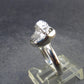 Large Meteorite Campo Del Cielo Sterling Silver Ring from Argentina - 3.22 Grams - Size 7.5