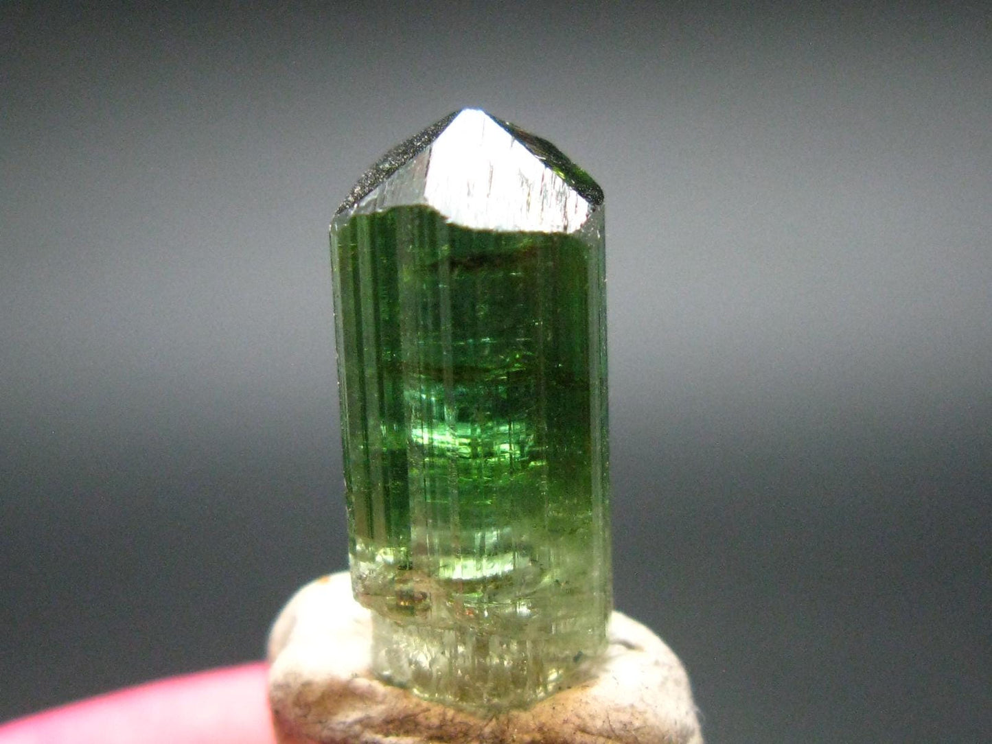 Green Tourmaline Crystal From Brazil - 0.7" - 11.55 Carats