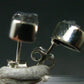 Alexandrite Stud Earrings Sterling Silver From Zimbabwe - 1.73 Grams
