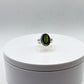 Natural Moldavite Ring | Genuine Green Tektite from Czech Republic | Transformation Crystal Jewelry - Size 10