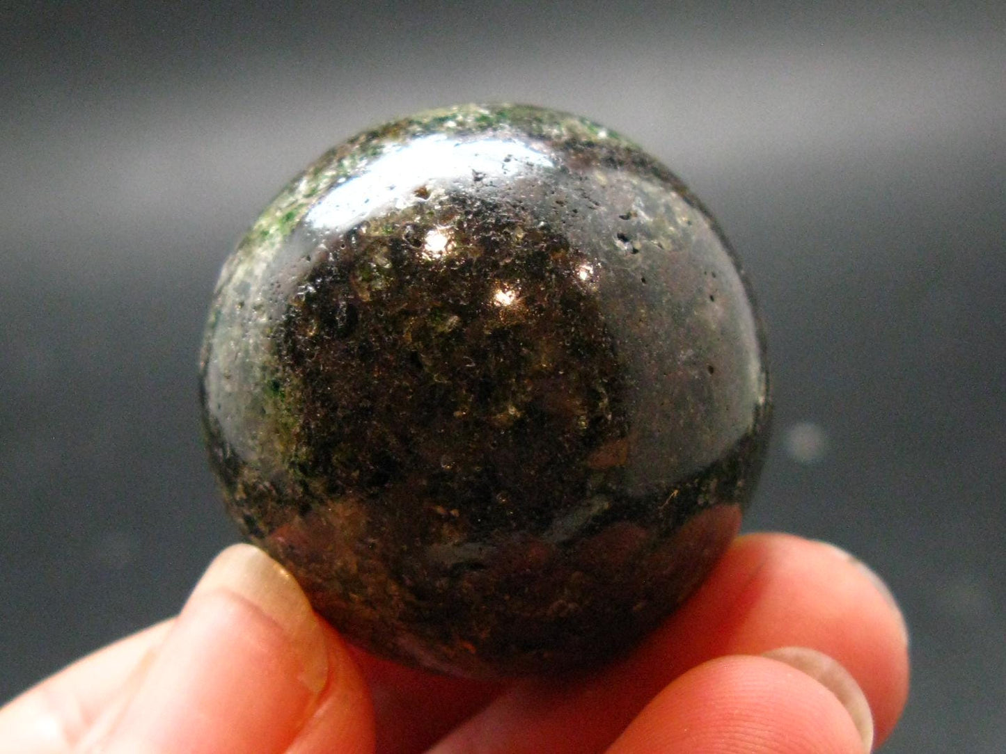 Peridot Olivine Sphere from Arizona, USA - 1.3" -57.68 Grams