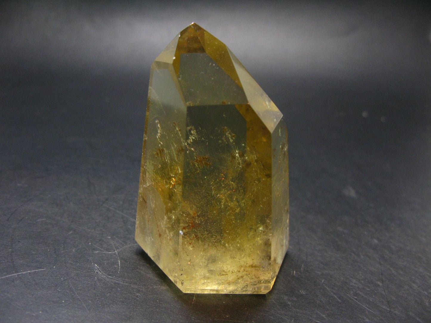 Citrine Unheated Polished Crystal From Brazil - 2.9" - 199.23 Grams