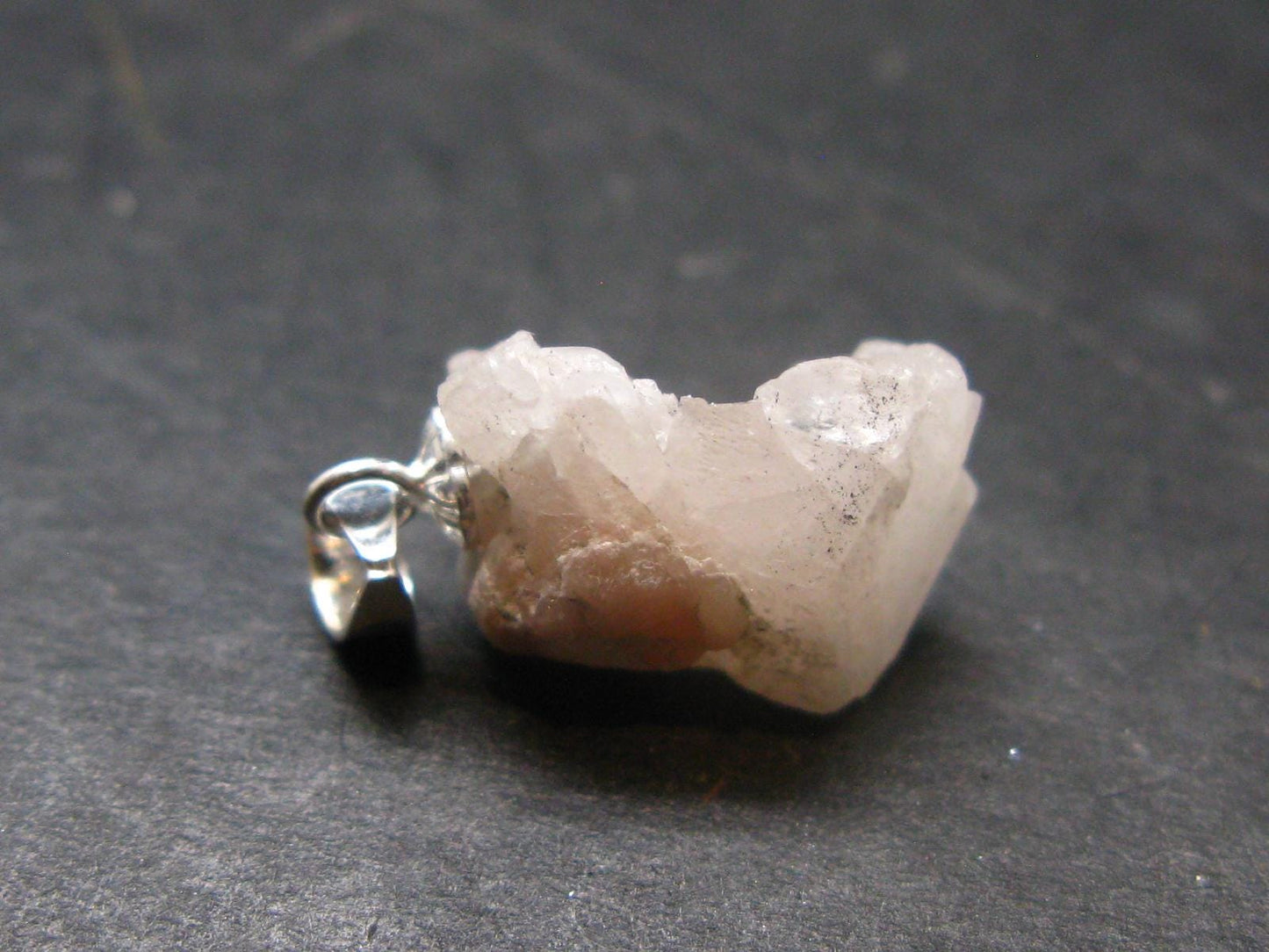Phenakite Phenacite Silver Pendant from Brazil - 0.7 Inches - 1.62 Grams