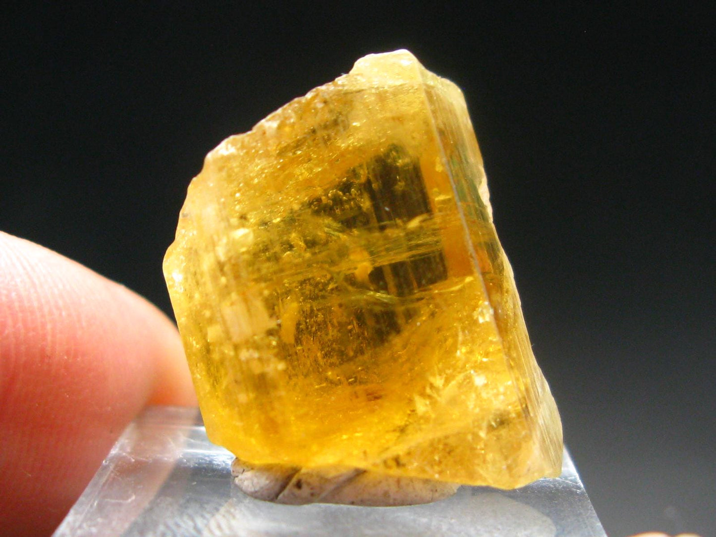 Gem Heliodor Golden Beryl Crystal From Tajikistan - 40.71 Carats - 0.9"