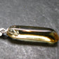 Natural Unheated Citrine Sterling Silver Pendant from Zambia - 1.3" - 2.31 Grams