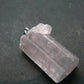 Rare Gem Watermelon Gem Tourmaline Crystal Silver Pendant From Brazil - 1.1"